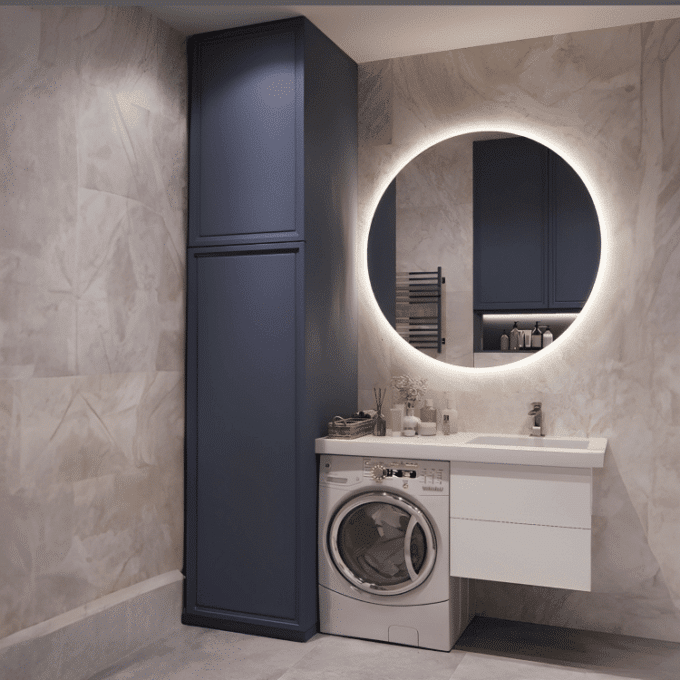 Bright Round LED Mirrors for Bathroom Perfection