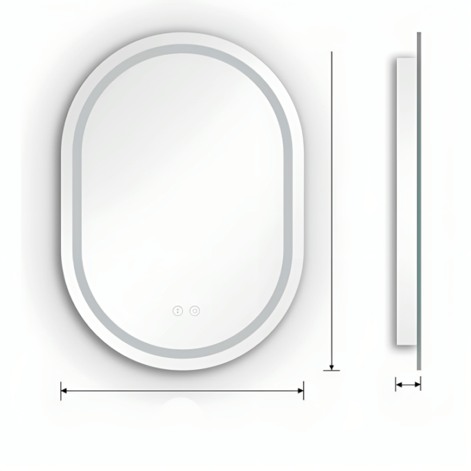 Samtida reflektion i vår ovala spegel.