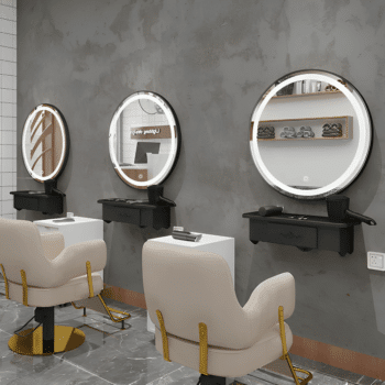 Modern Round LED Mirrors with Bright Light