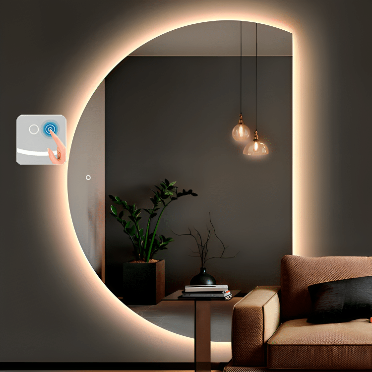 Stil som lyser Modern väggspegel bejuca