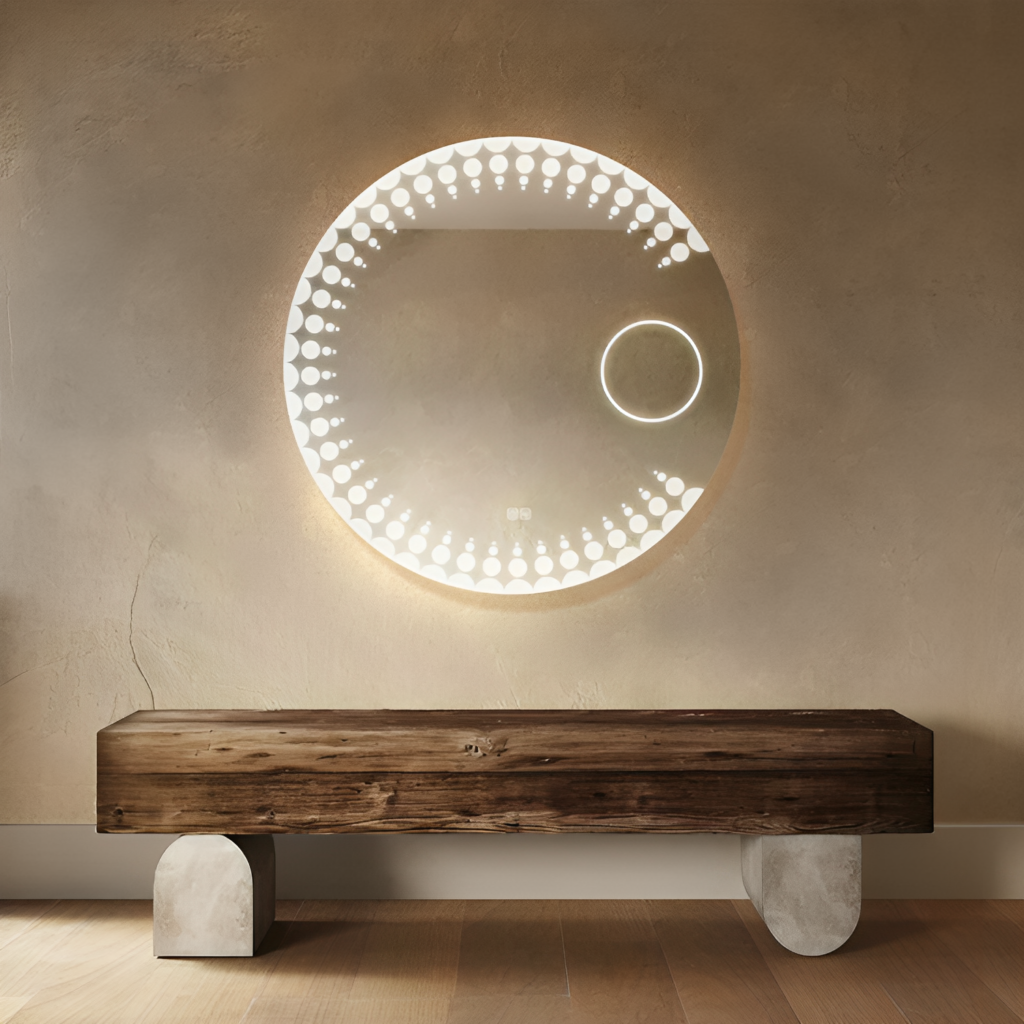 Find Your Perfect Round LED Mirror with Adjustable Lights